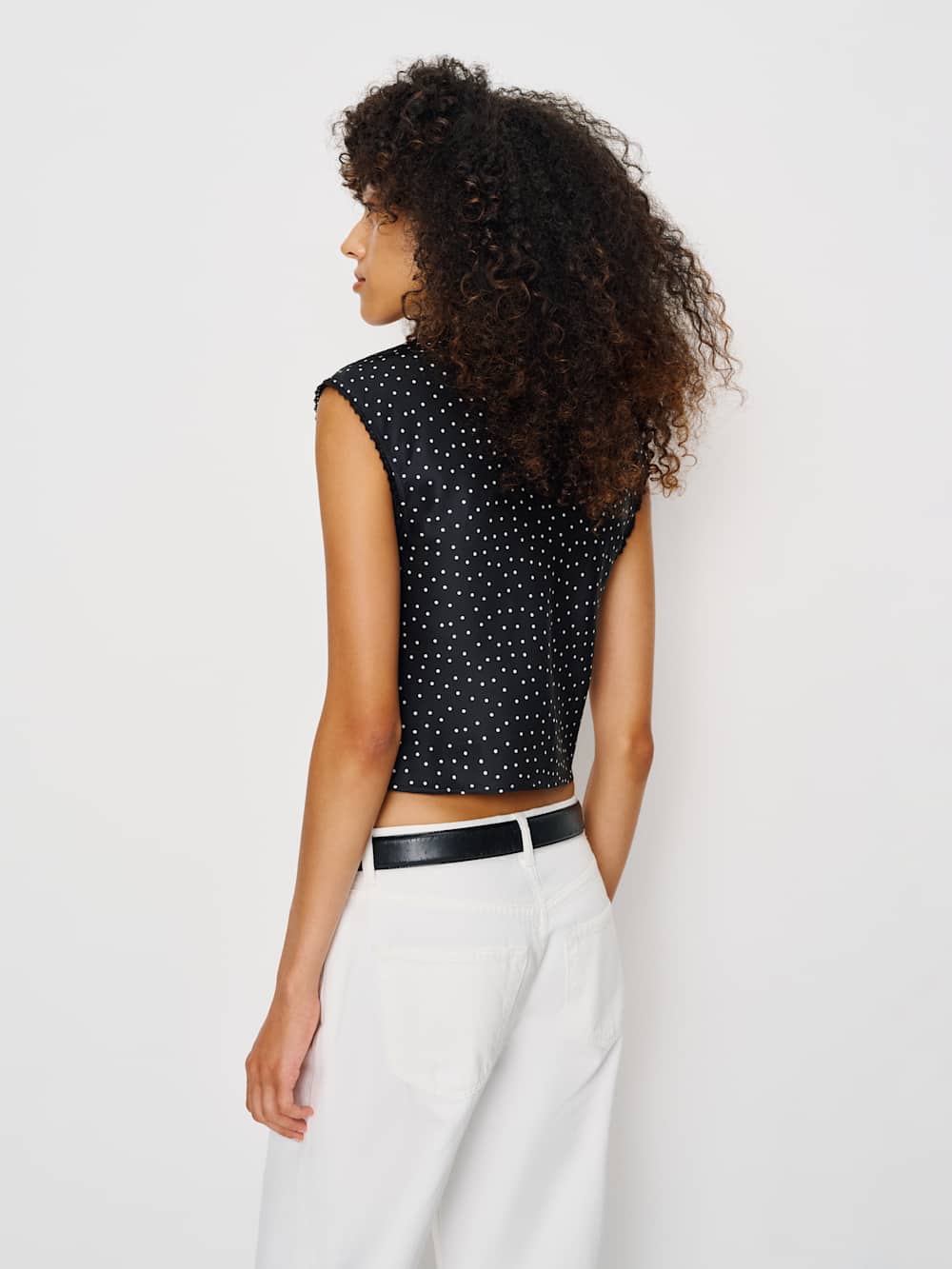 Cherry Silk Top - Selene