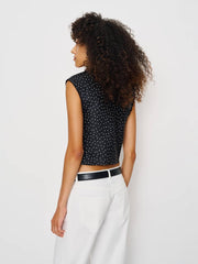 Cherry Silk Top - Selene