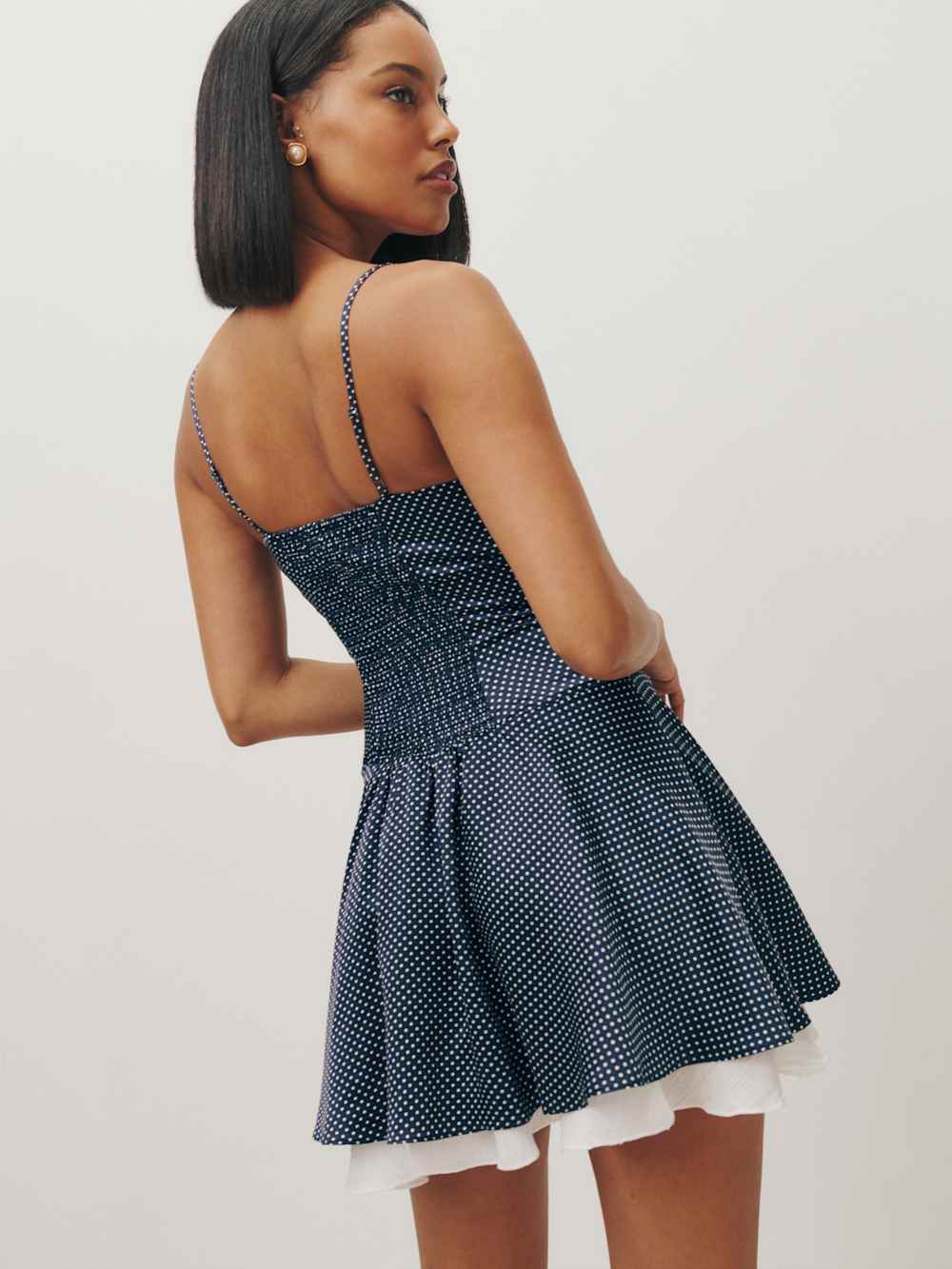 Ursula Silk Dress - Raindrops