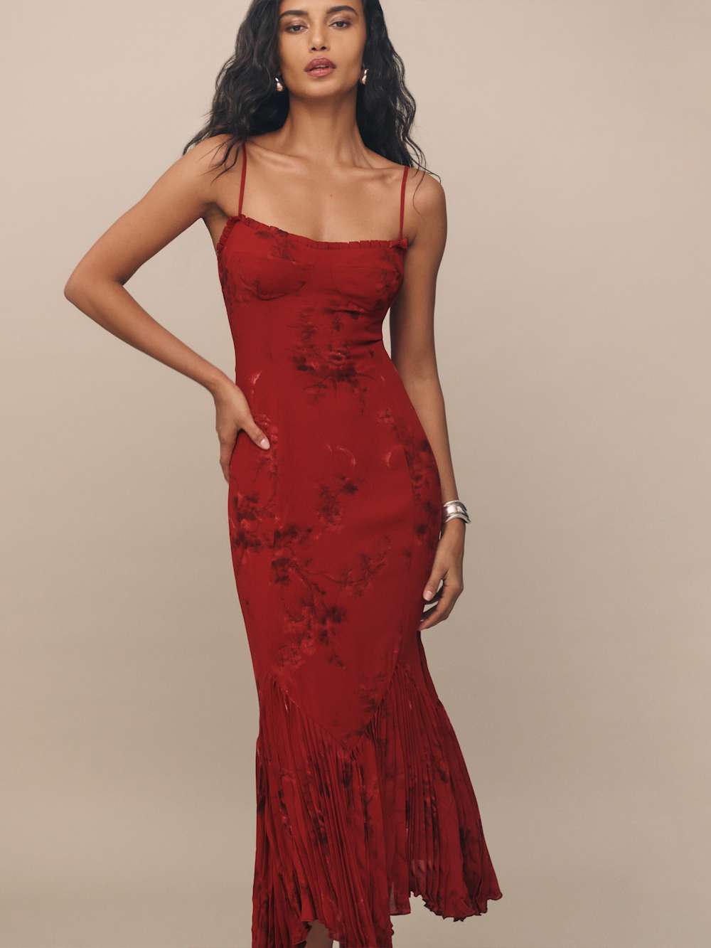 Aiko Dress - Vermillion