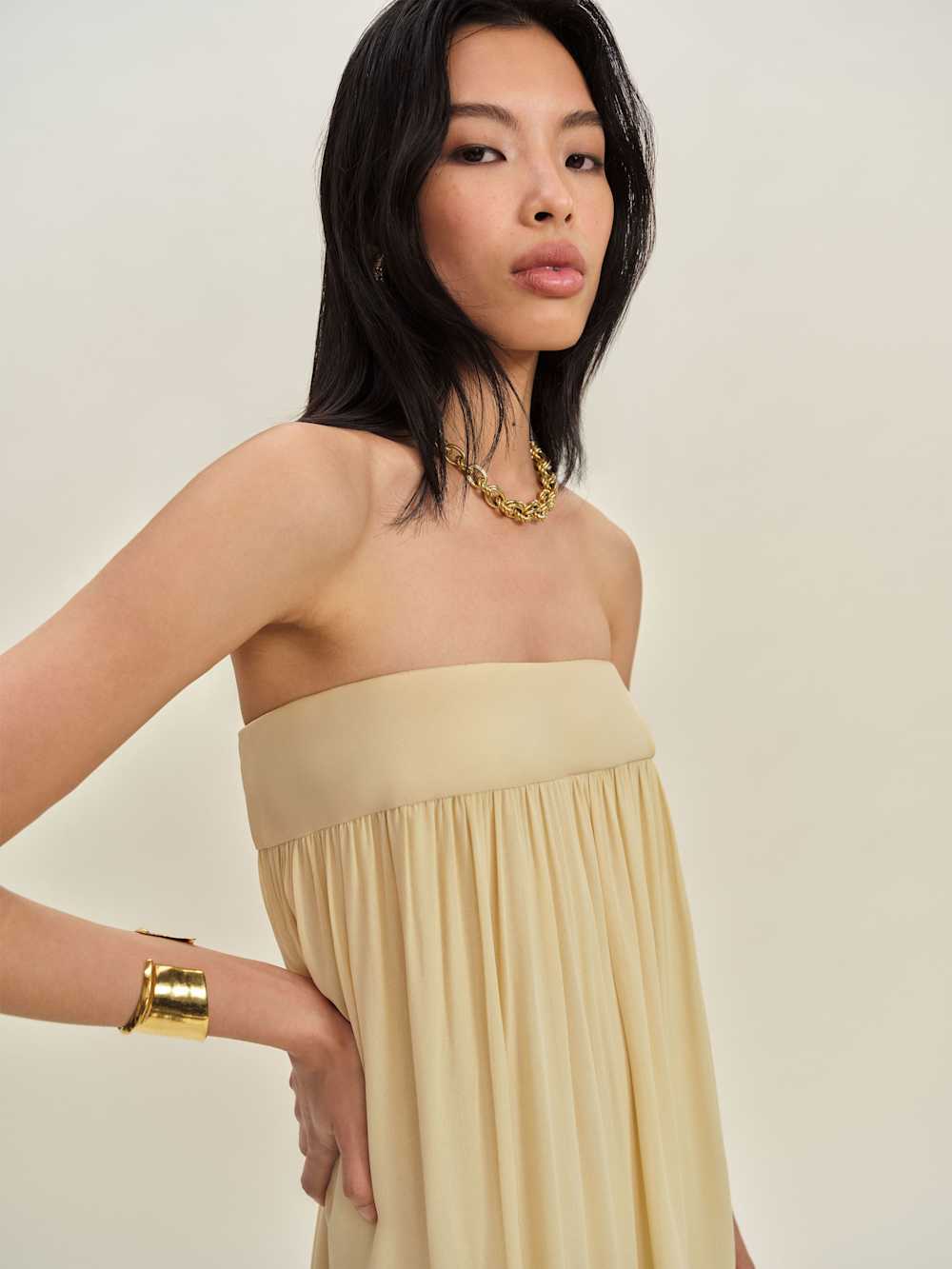 Maribelle Dress - Parmesan
