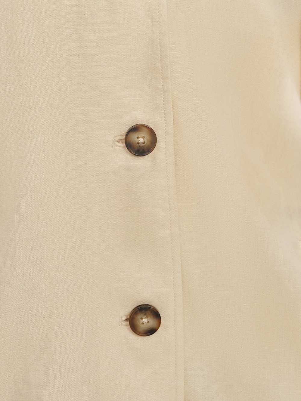 Irene Linen Jacket - Sugar