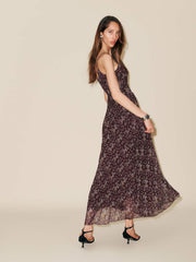 Sabien Dress - Burgundy Bunch