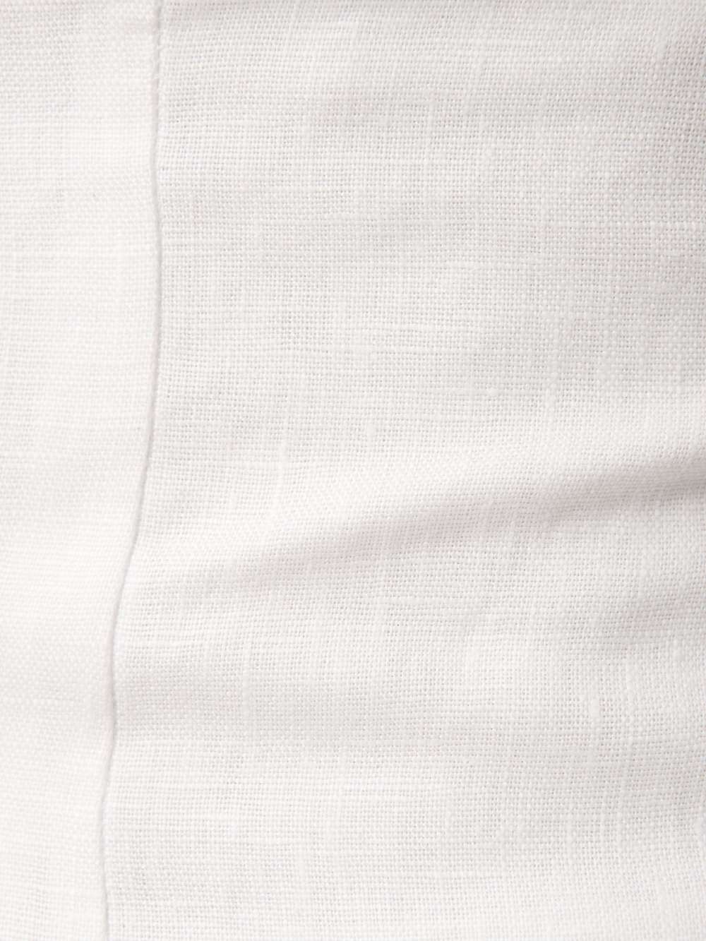 Malika Linen Top - White