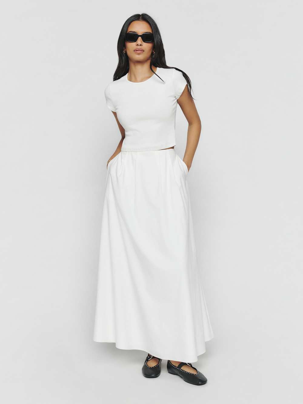 Petites Lucy Skirt - White