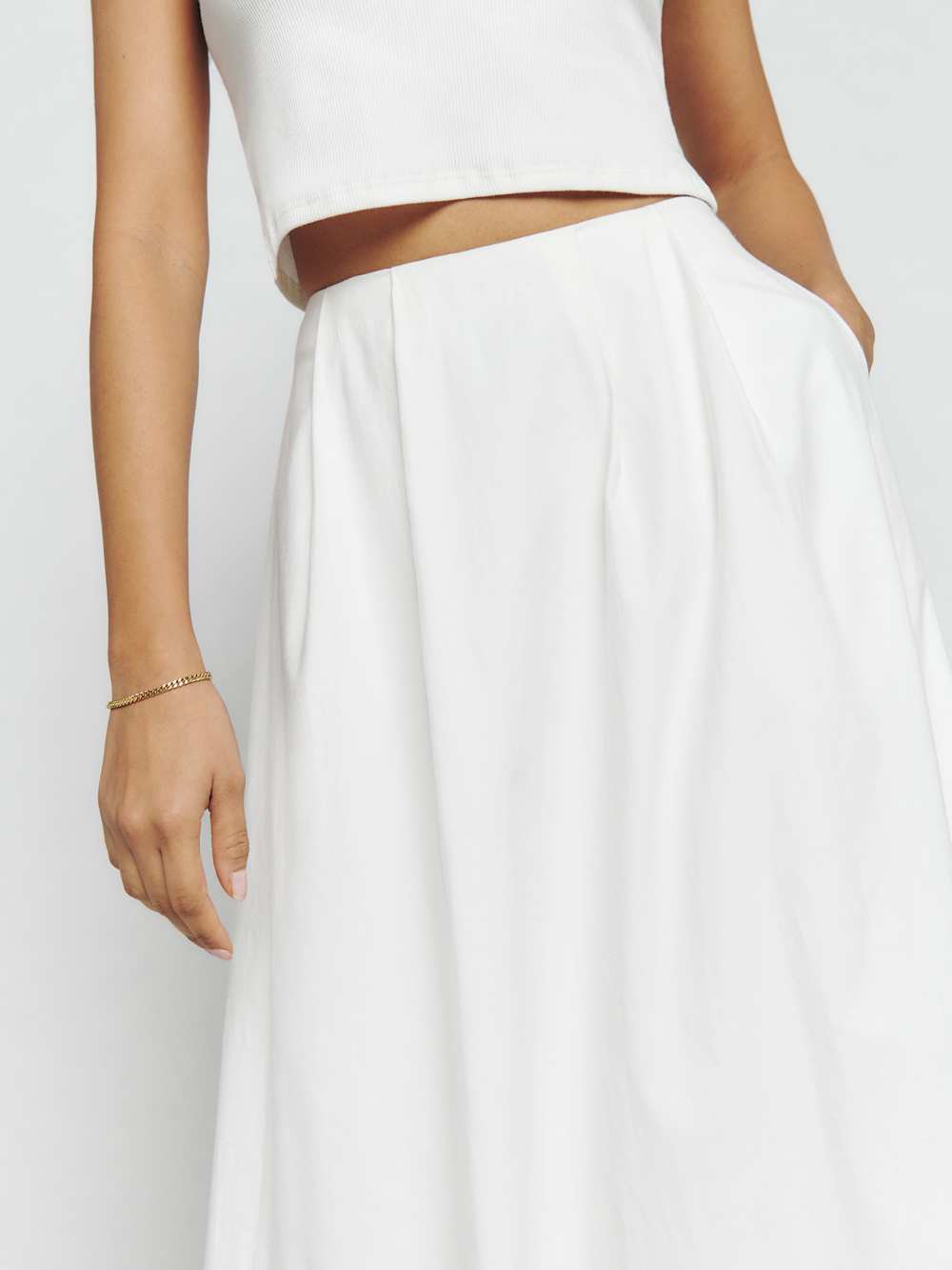 Petites Lucy Skirt - White