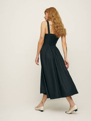 Balia Linen Dress - Black