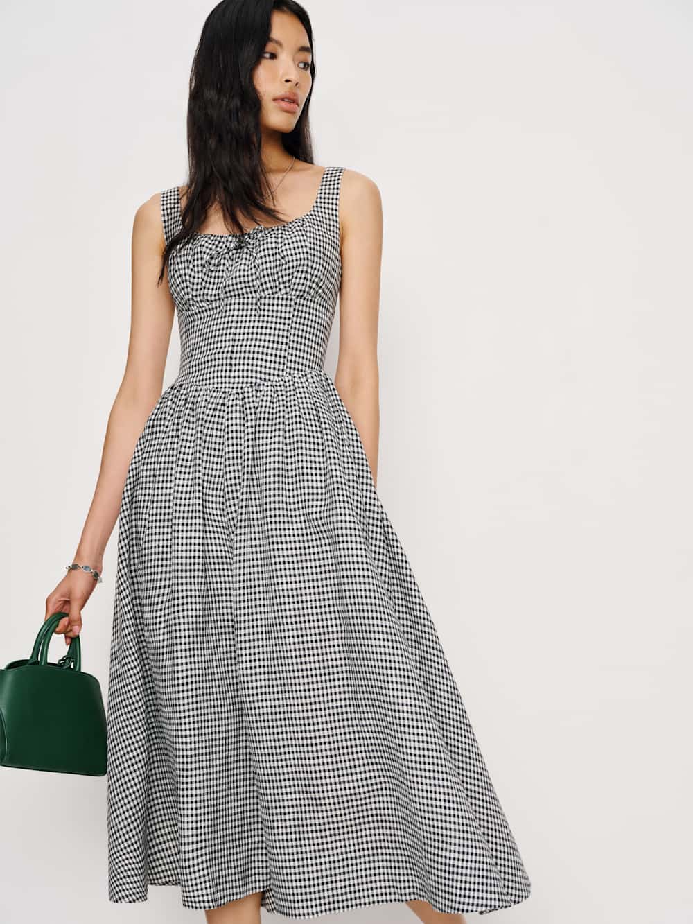 Balia Linen Dress - Remy Check