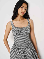 Balia Linen Dress - Remy Check