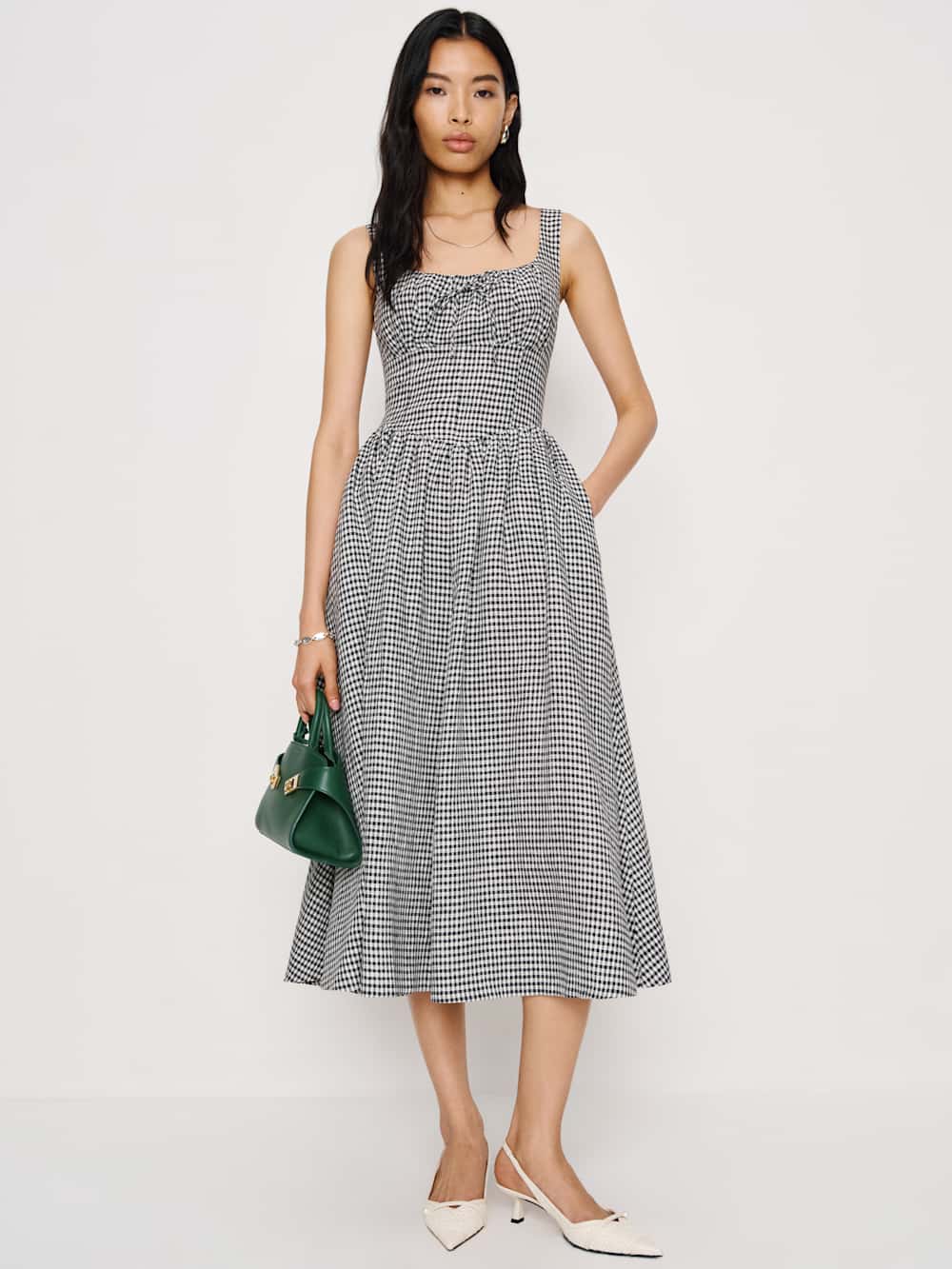 Balia Linen Dress - Remy Check