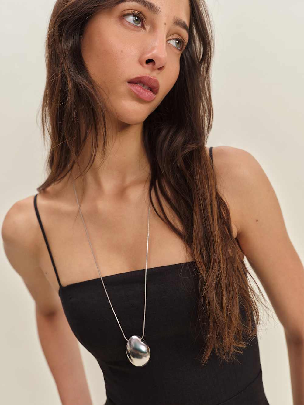 Monette Linen Dress - Black