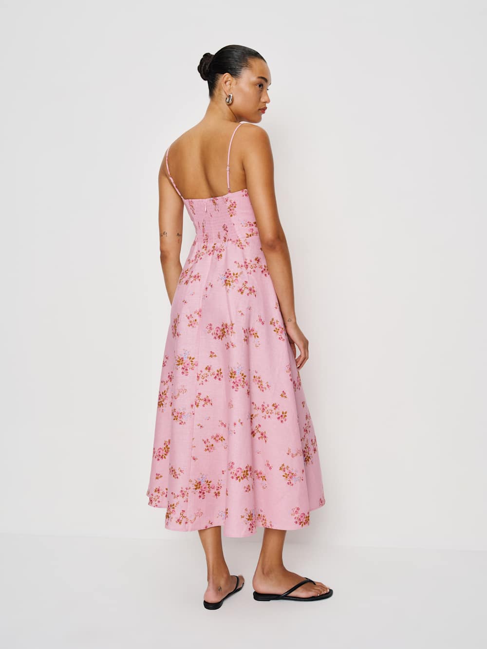 Monette Linen Dress - Secret