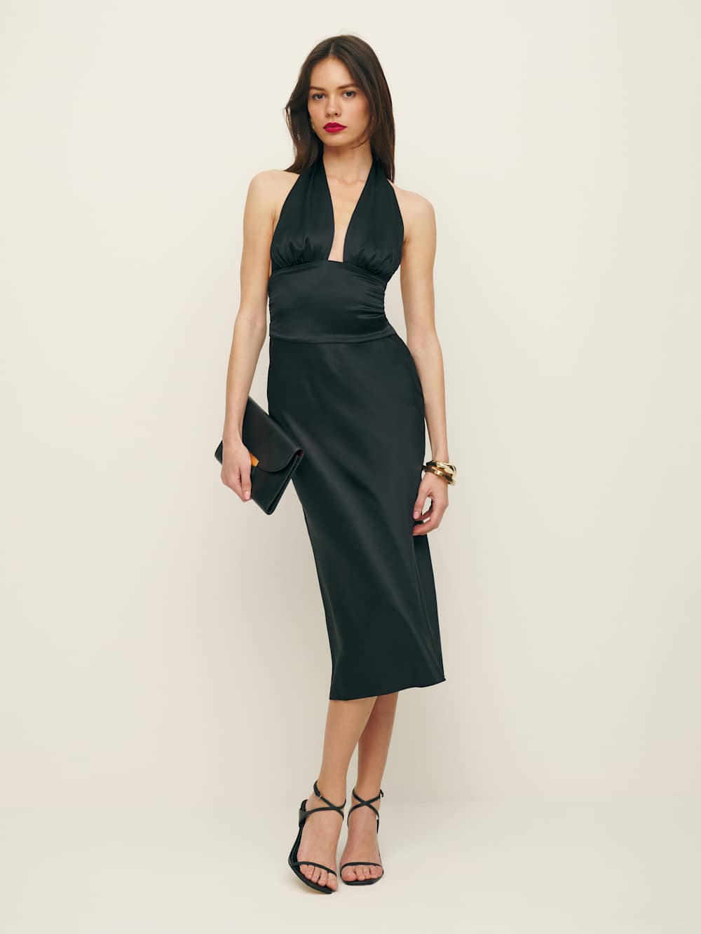 Millicent Silk Dress - Black
