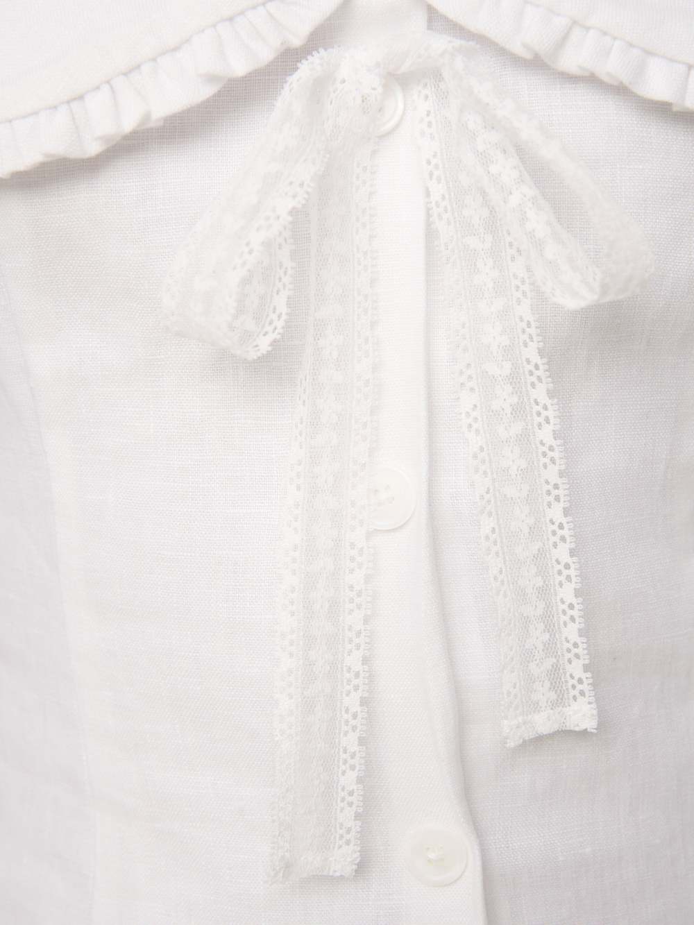 Soraya Linen Dress - White