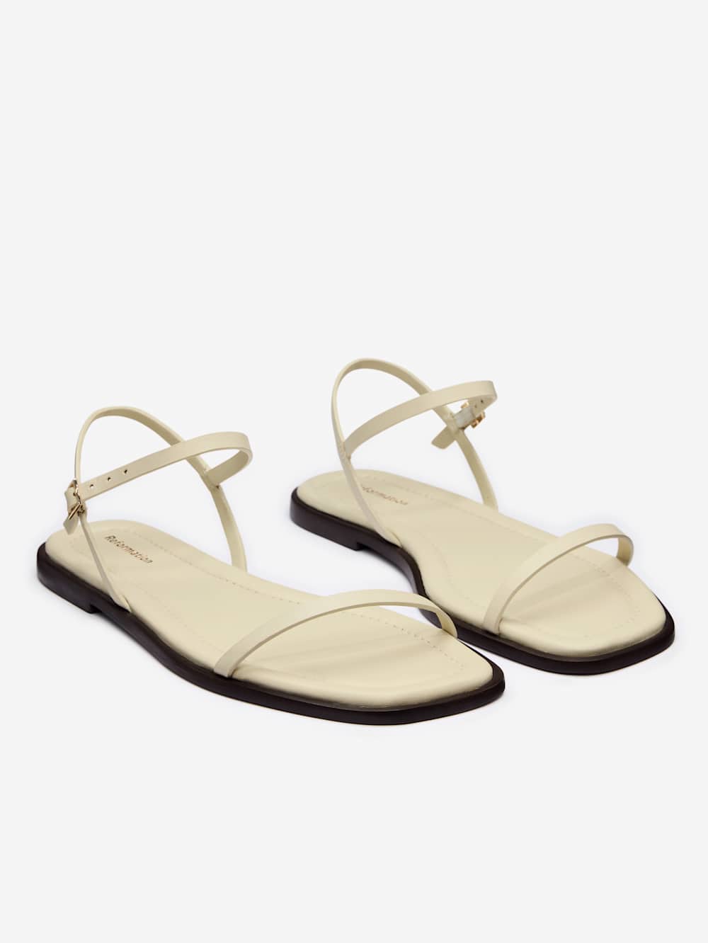 Lake Flat Sandal - Almond Leather
