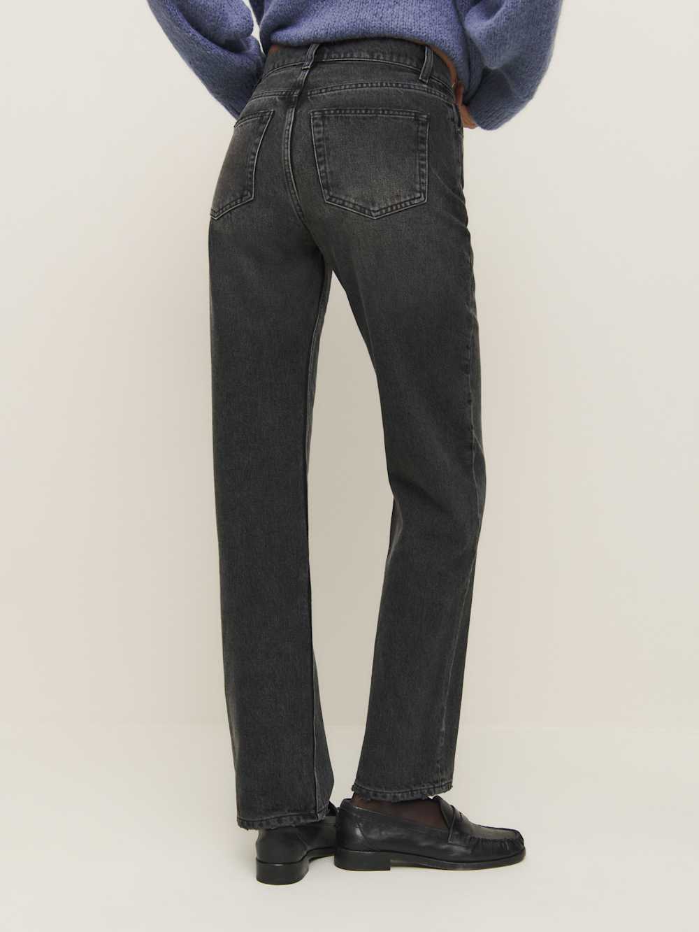 Abby Low Rise Straight Jeans - Trinity