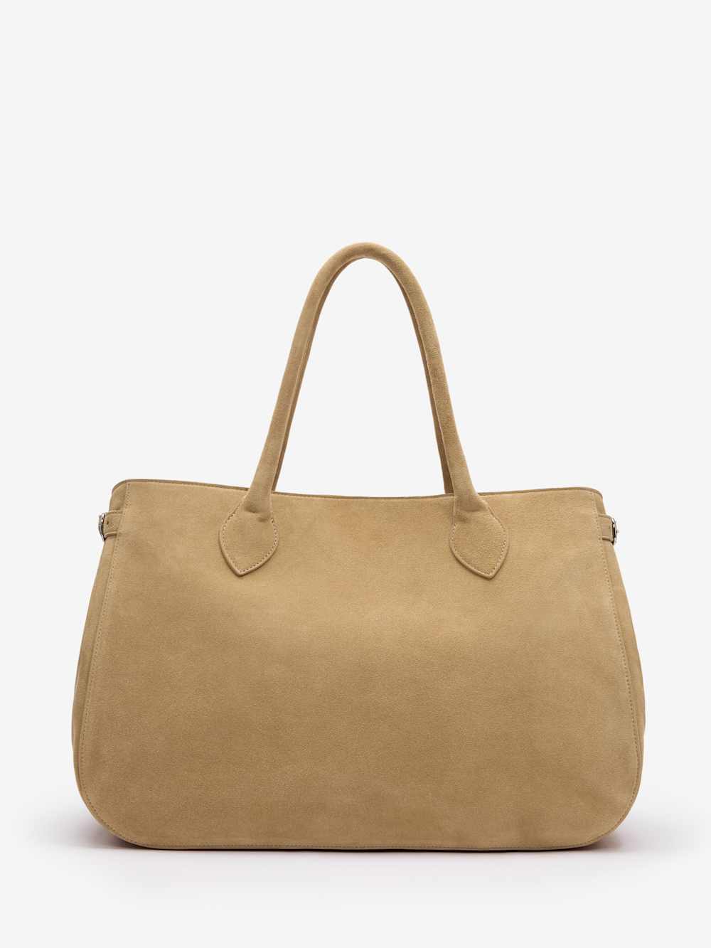 Oversized Patrizia Bag - Hazel Suede