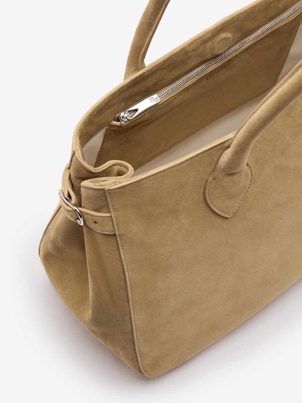 Oversized Patrizia Bag - Hazel Suede