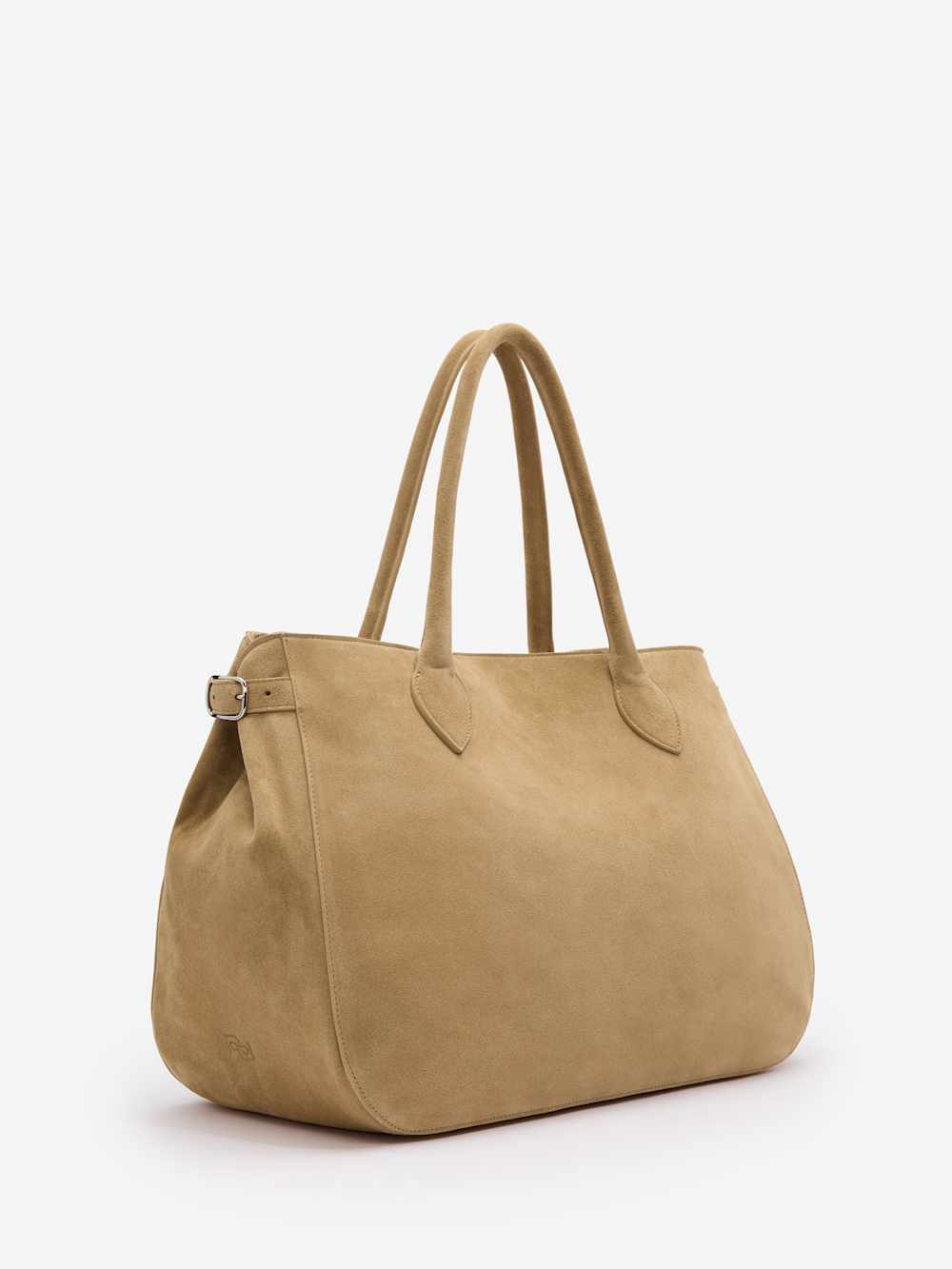 Oversized Patrizia Bag - Hazel Suede