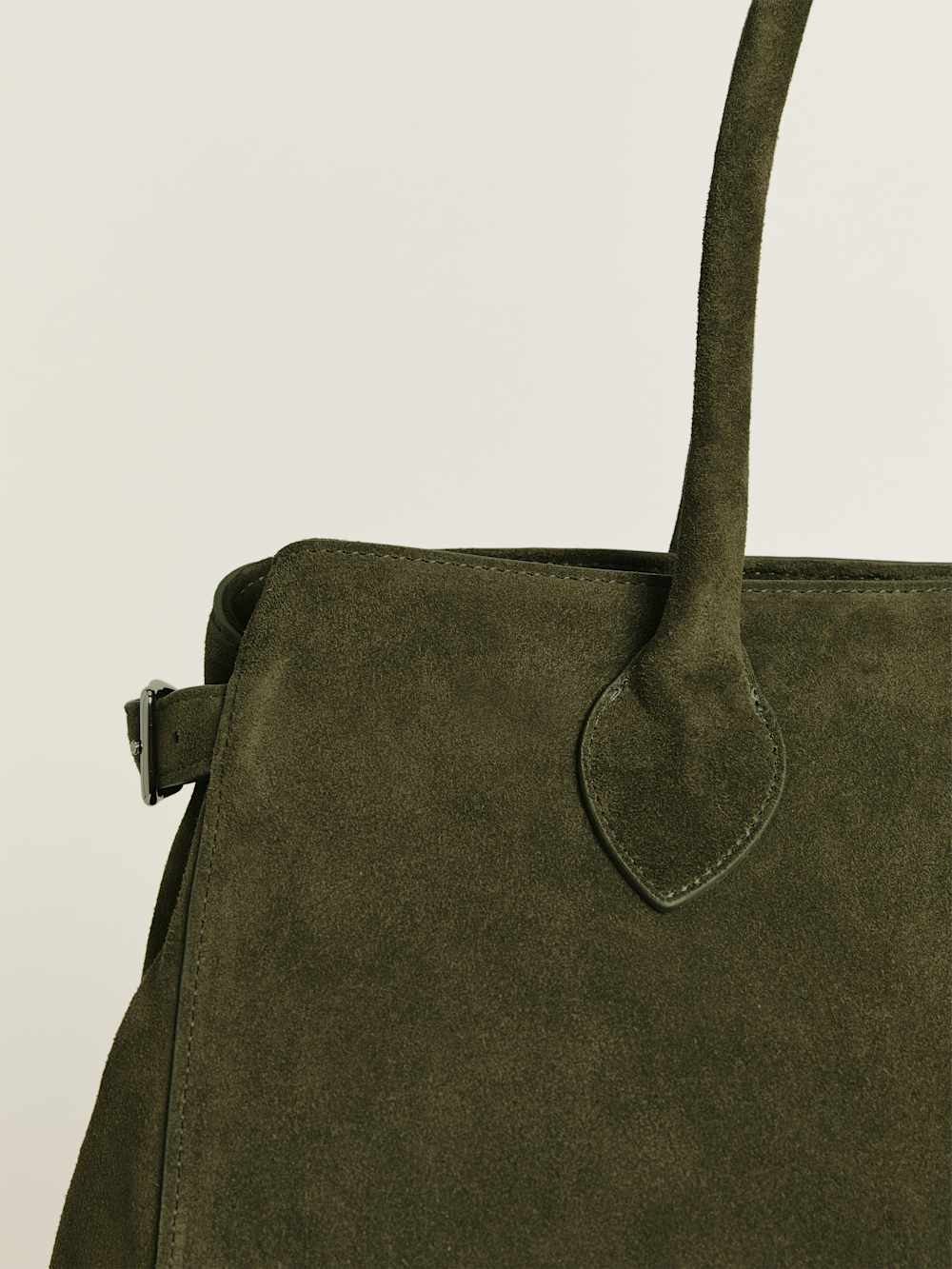Oversized Patrizia Bag - Leccio Suede