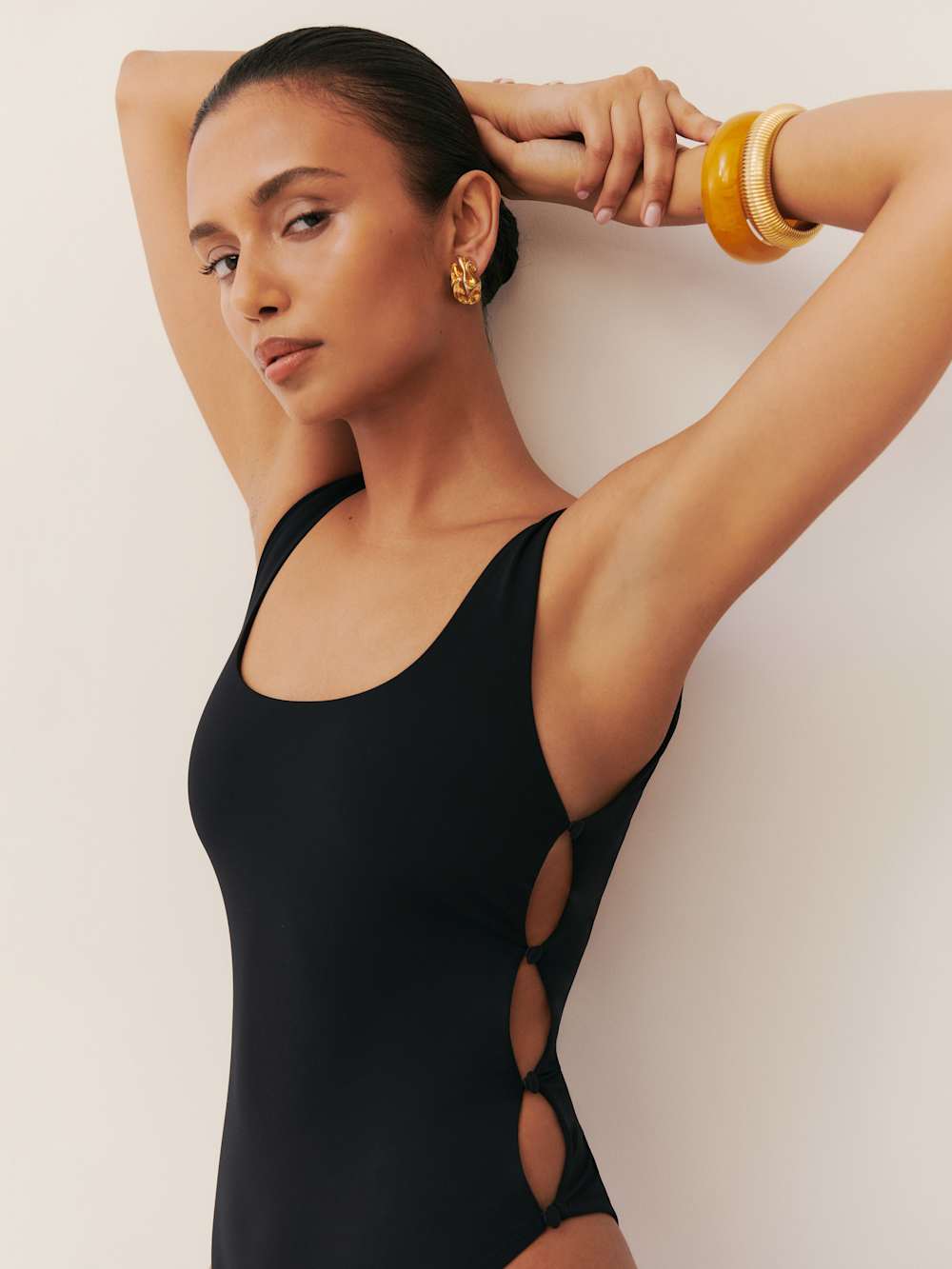 Posidonia One Piece Swimsuit - Black