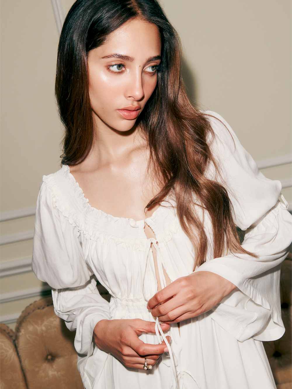 Cabrini Dress - Ivory