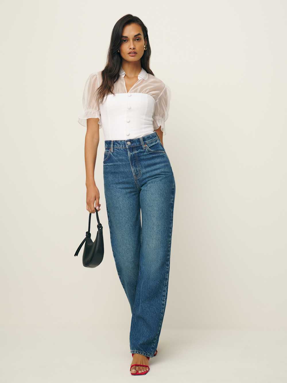 Avianna Linen Top - White