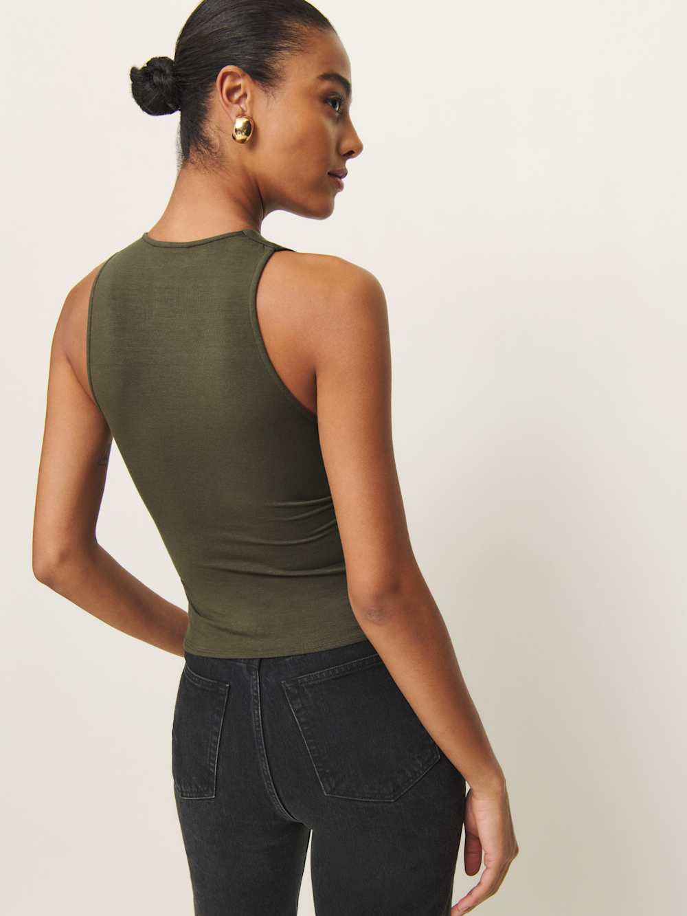 Bowie Knit Top - Pine Tree