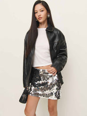 Carla Low Waist Skirt - Mercury