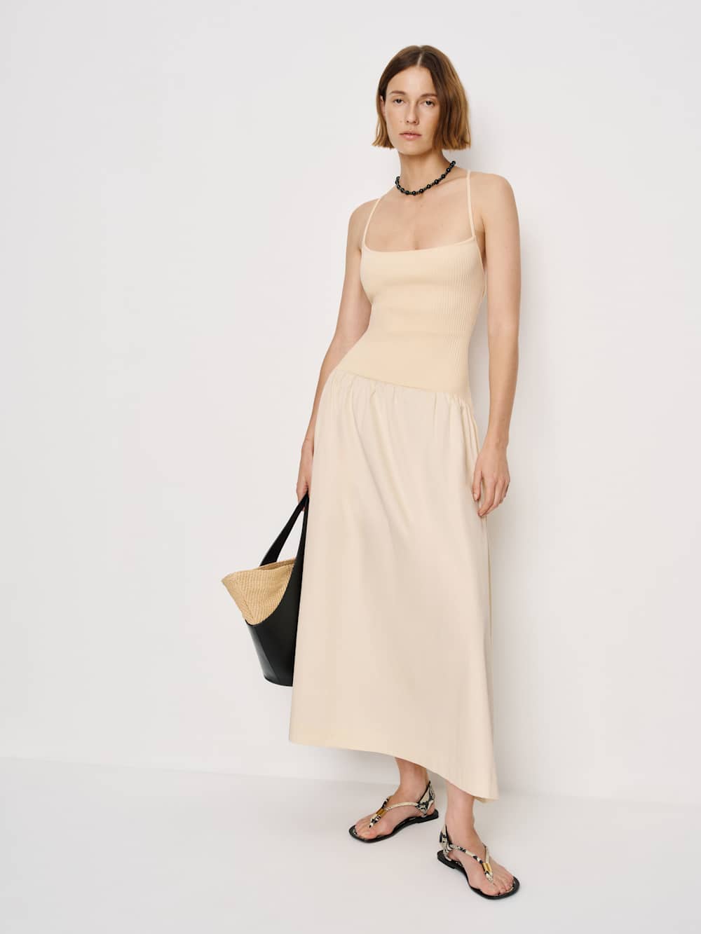 Ginny Cotton Sweater Dress - Sugar