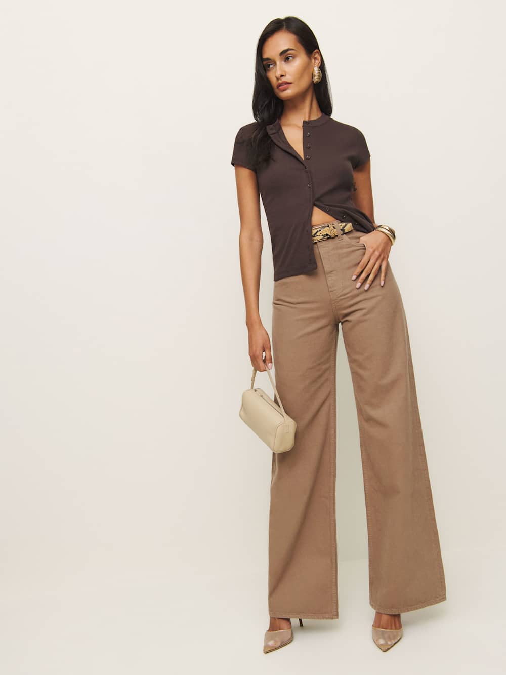 Raelynn Knit Top - Mole