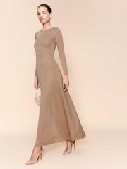 Kori Knit Dress - Beige Sparkle