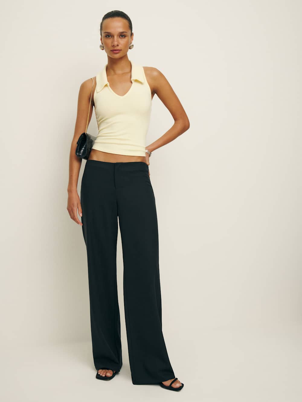 Austine Knit Top - Custard