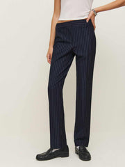 Kelly Low Rise Pant - Midnight Stripe