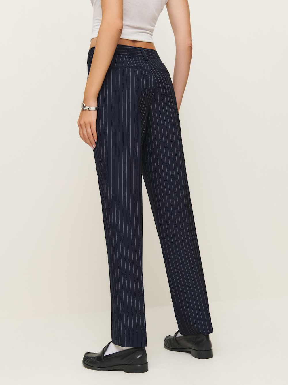 Kelly Low Rise Pant - Midnight Stripe