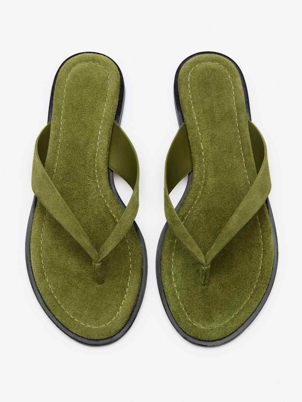 Jessie Thong Sandal - Avocado Suede