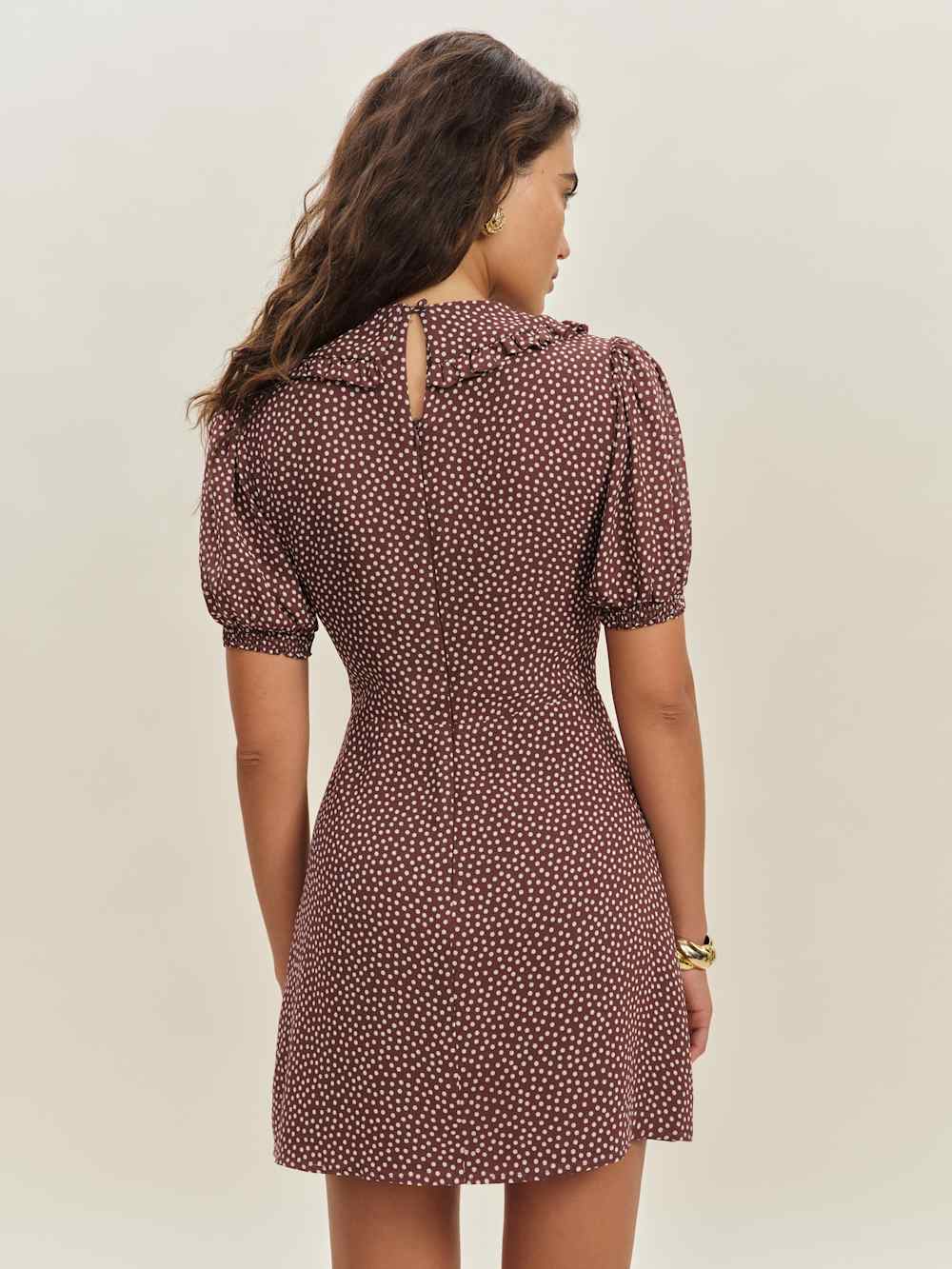 Kaylia Dress - Choco Dot