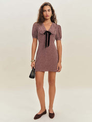 Kaylia Dress - Choco Dot