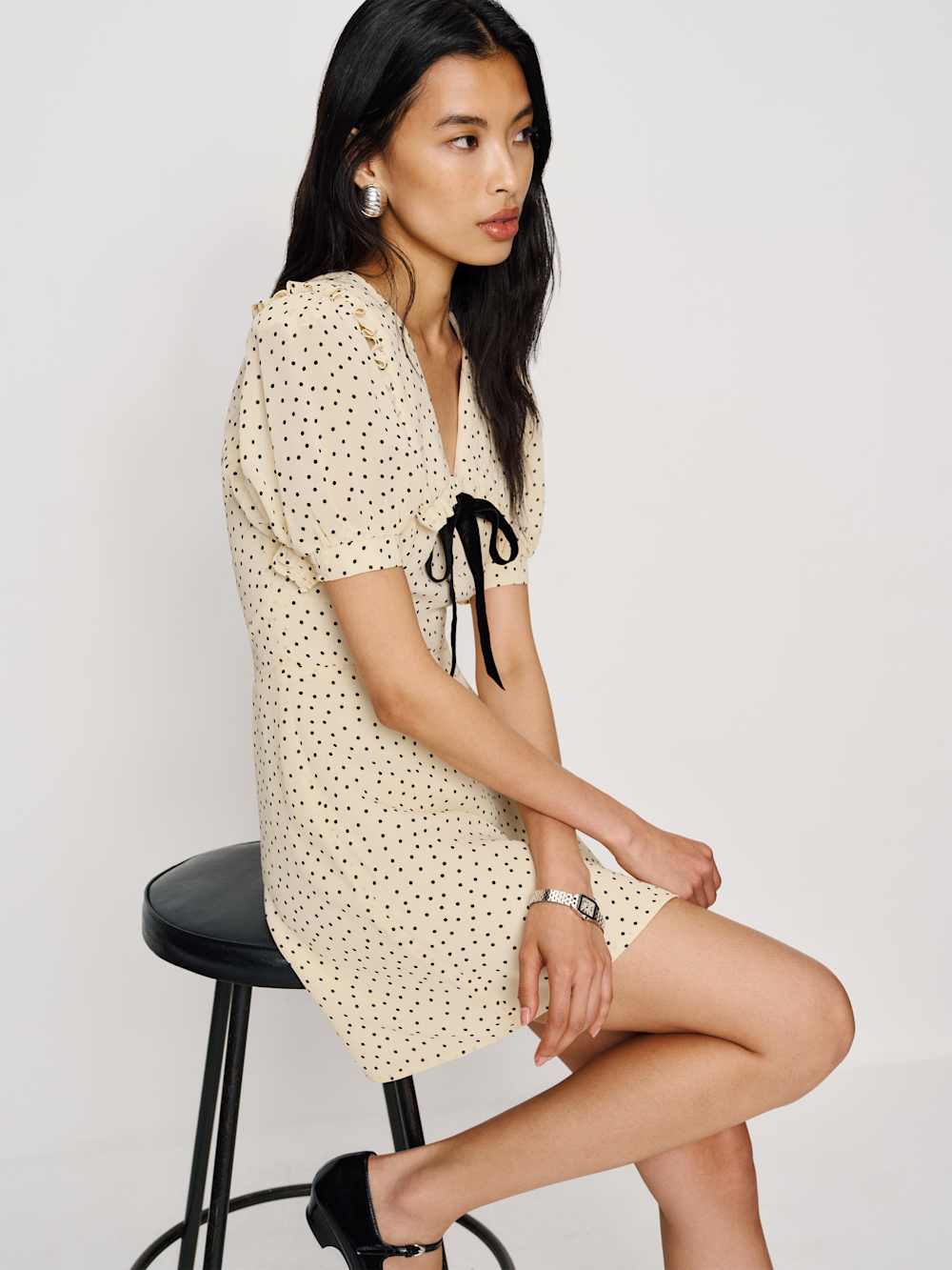 Kaylia Dress - Salt And Pepper