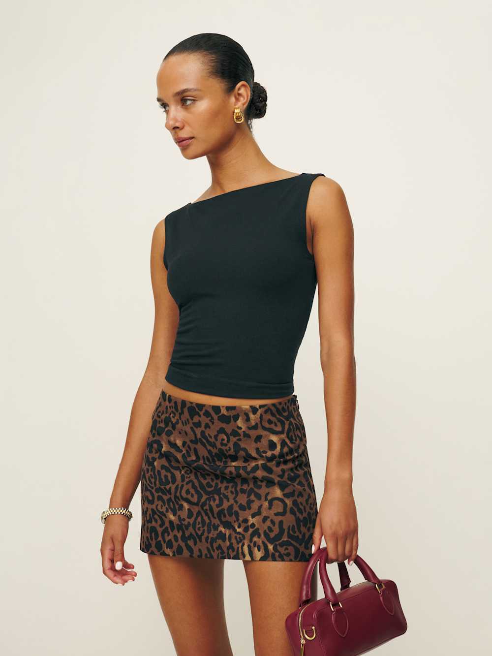 Charchi Skirt - Leopard