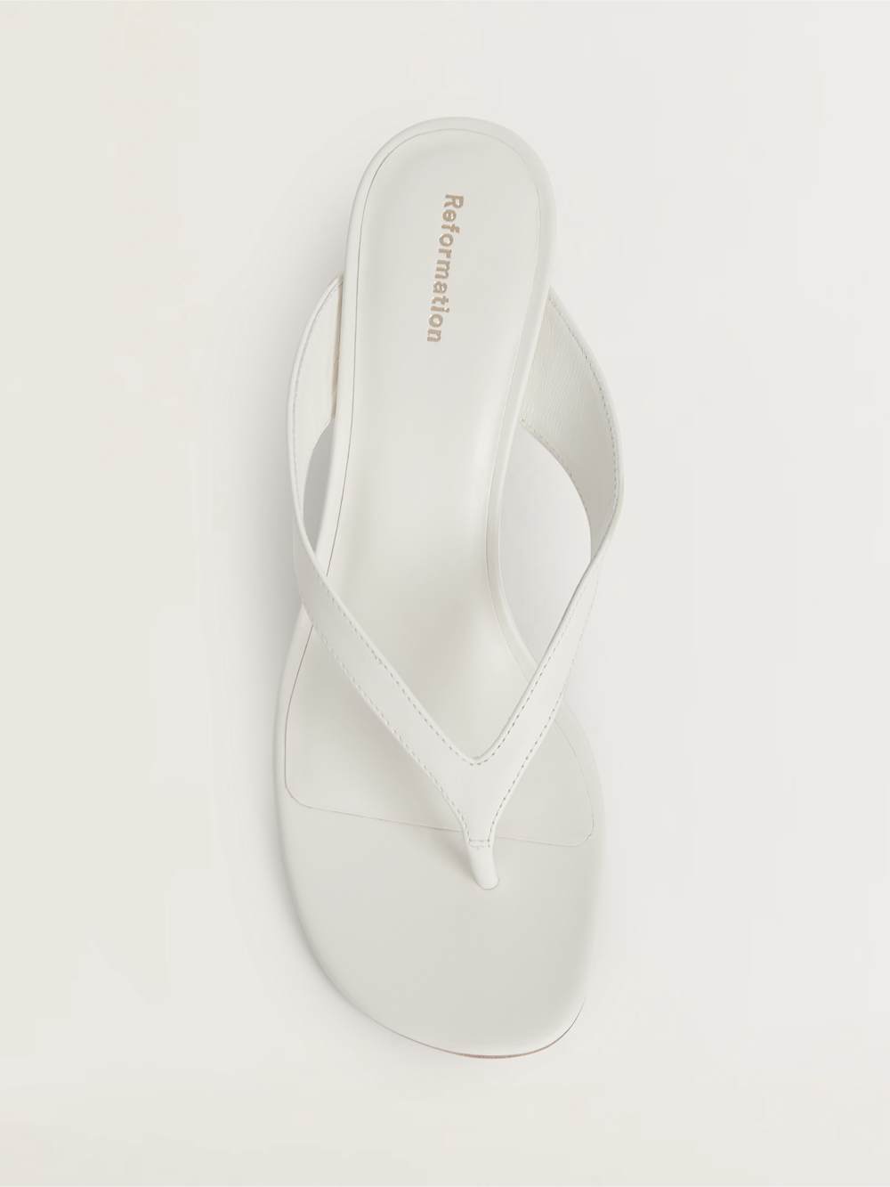 Sophie Heeled Sandal - White Leather