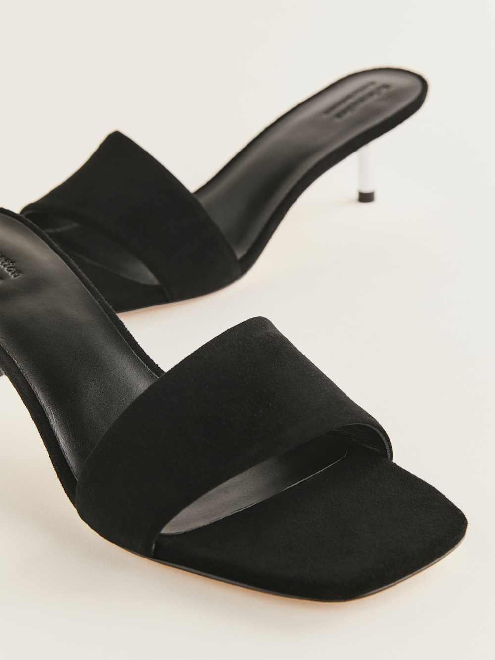 Hartzell Heeled Sandal - Black Suede