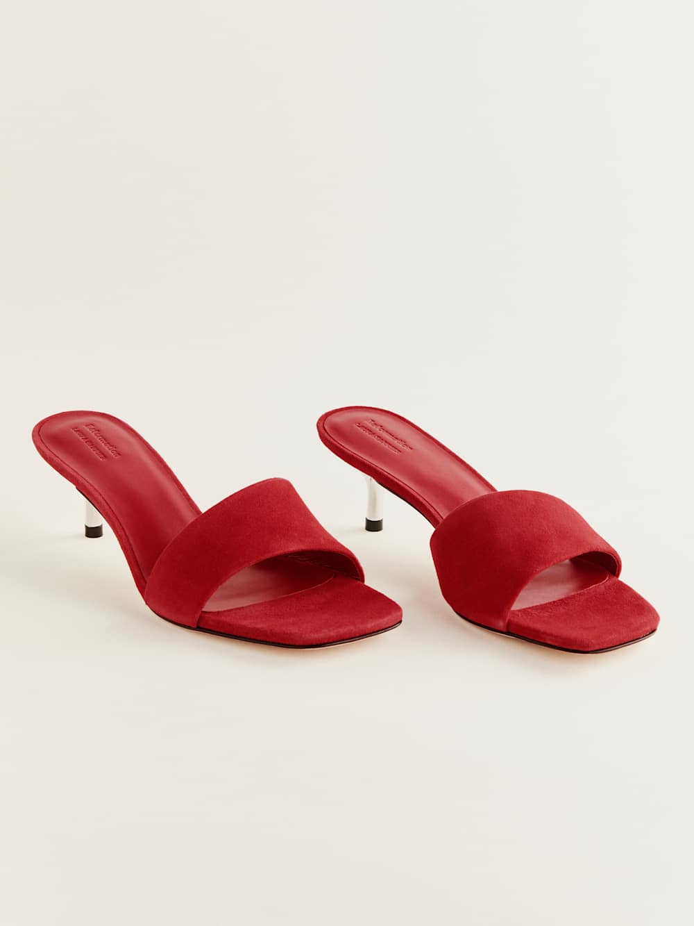 Hartzell Heeled Sandal - Lipstick Suede