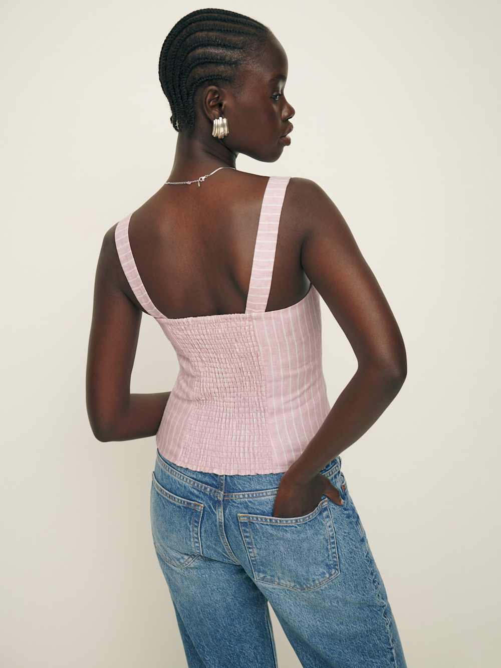 Balia Linen Top - Babygirl Stripe