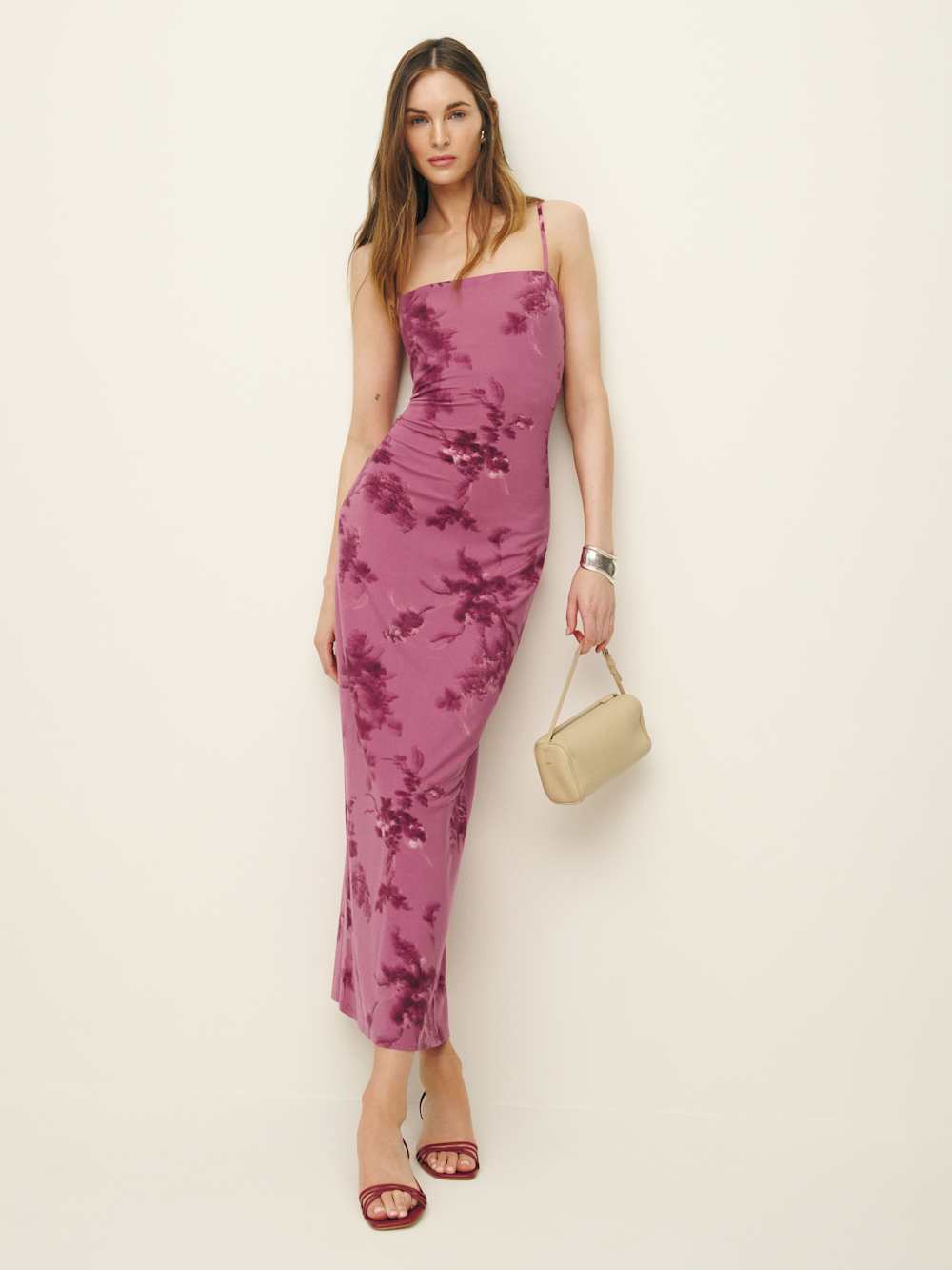 Elise Knit Dress - Hothouse Rose