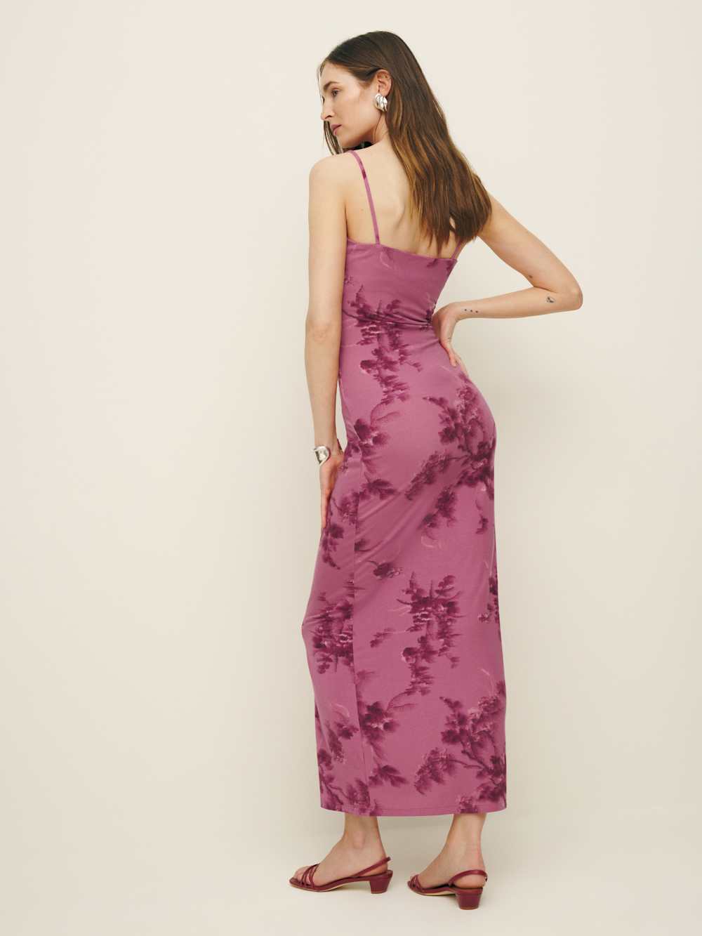 Elise Knit Dress - Hothouse Rose