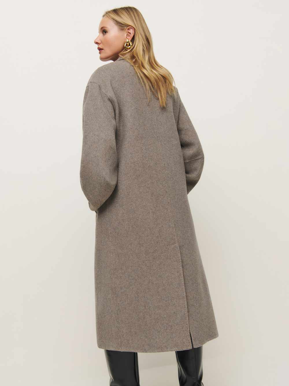 Wyatt Double-faced Coat - Stone