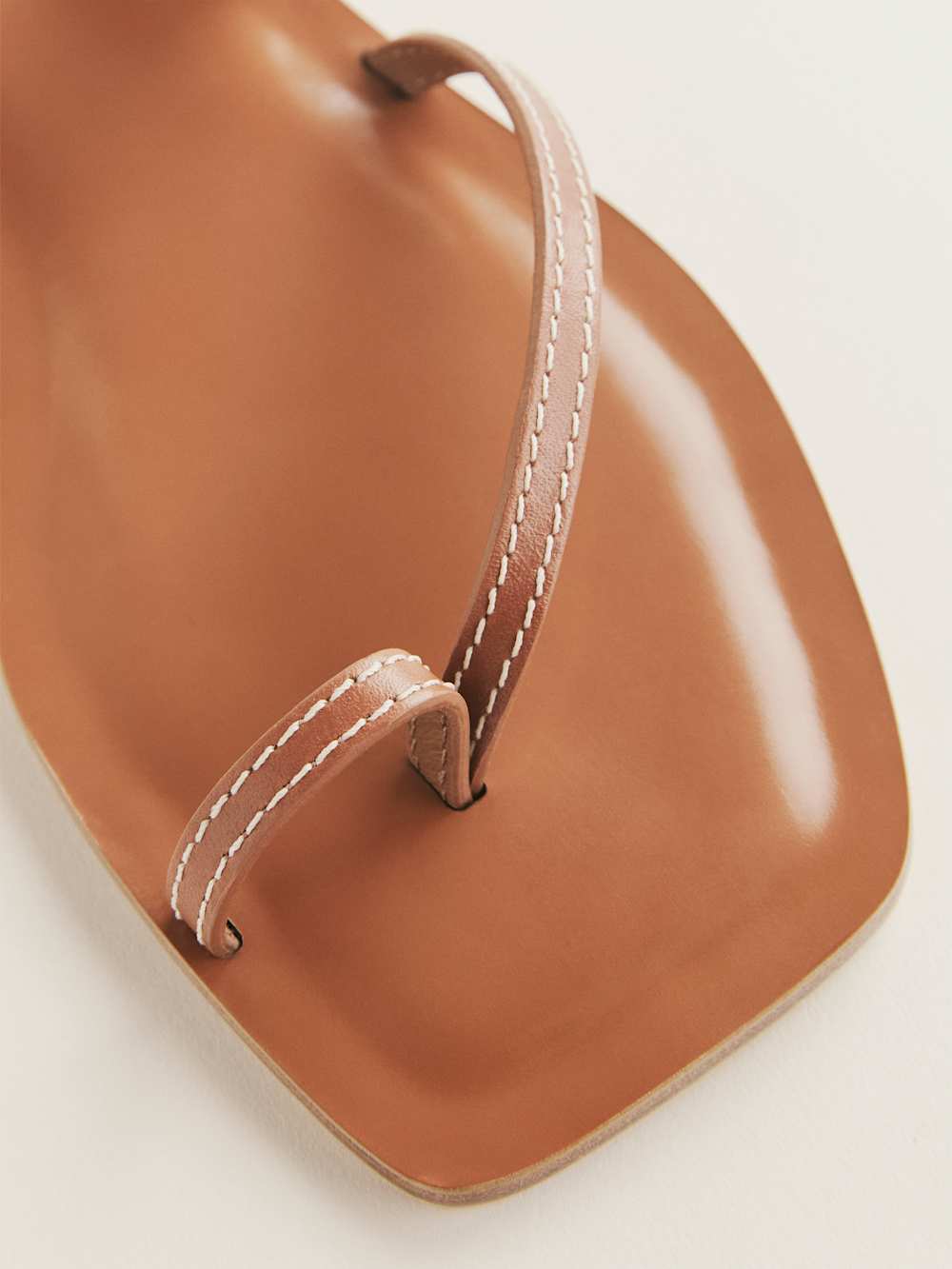 Sawyer Flat Sandal - Pecan Leather