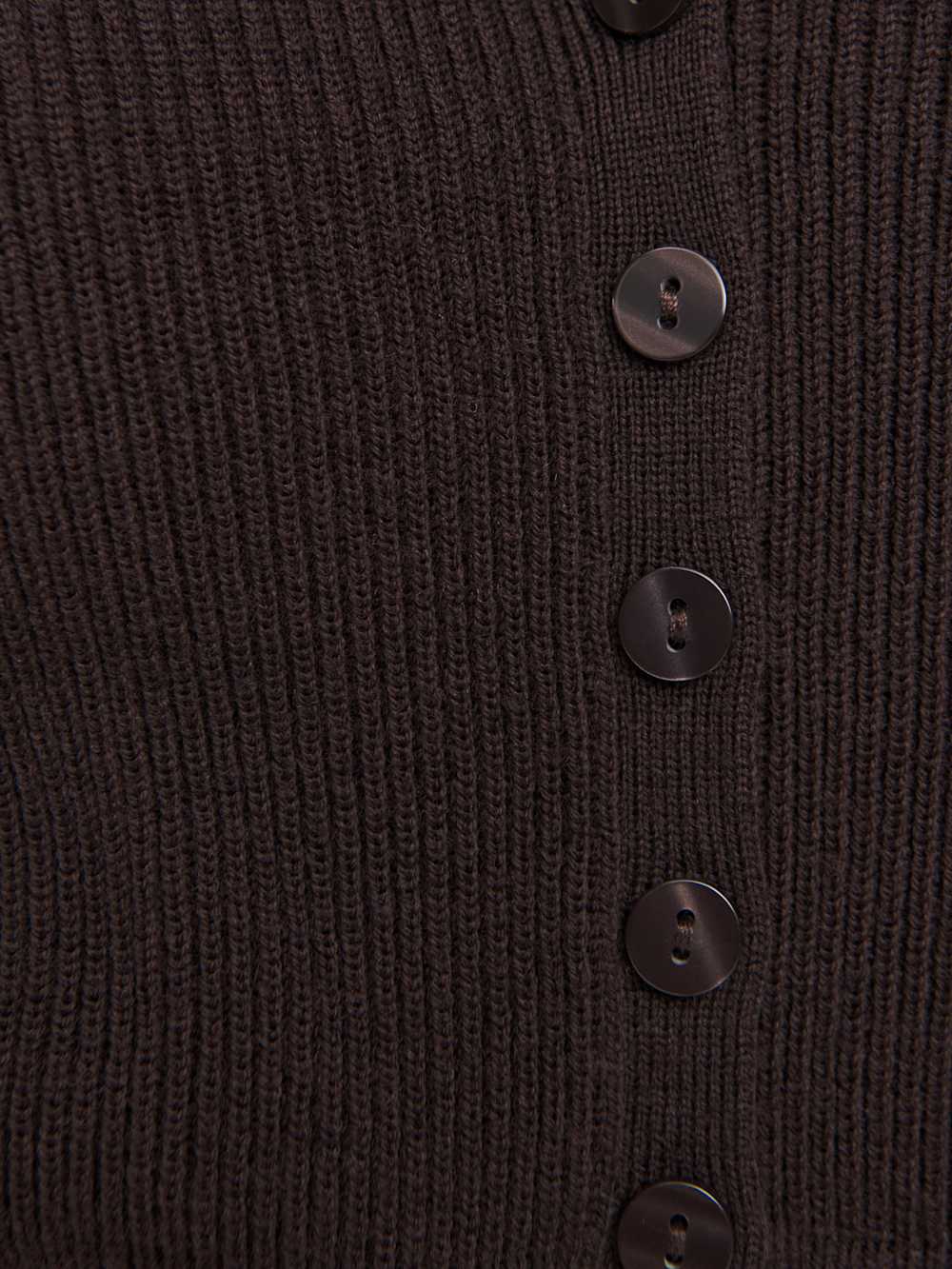 Meadow Regenerative Merino Cardigan - Mole
