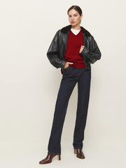 Reese Cashmere Tank - Crimson